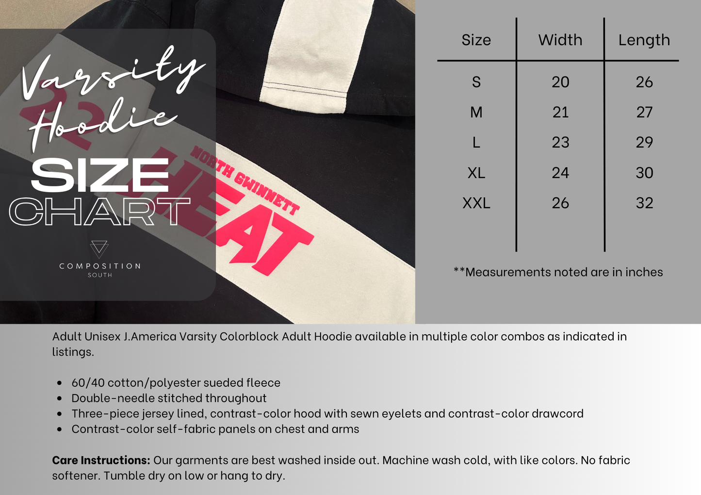 NG Heat Adult Colorblock Hoodie