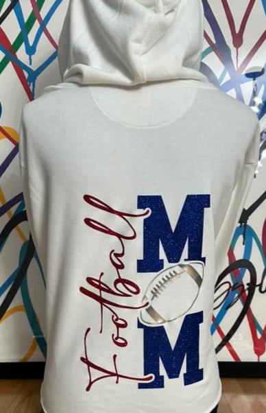 Custom Mom Cropped Hoodie