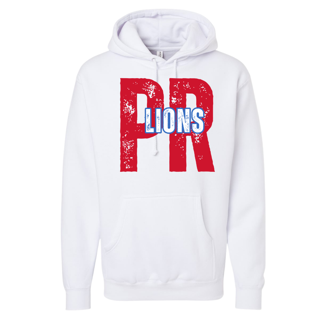 Distressed PR Lions Unisex Hoodie