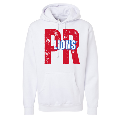 Distressed PR Lions Unisex Hoodie