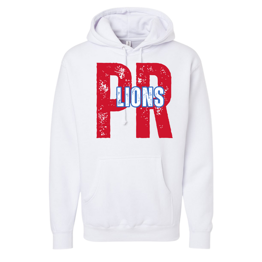 Distressed PR Lions Unisex Hoodie