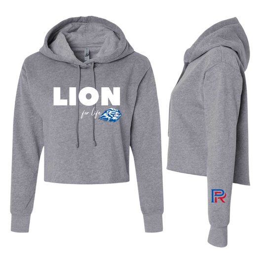 Lion for Life Women's Cropped Hoodie