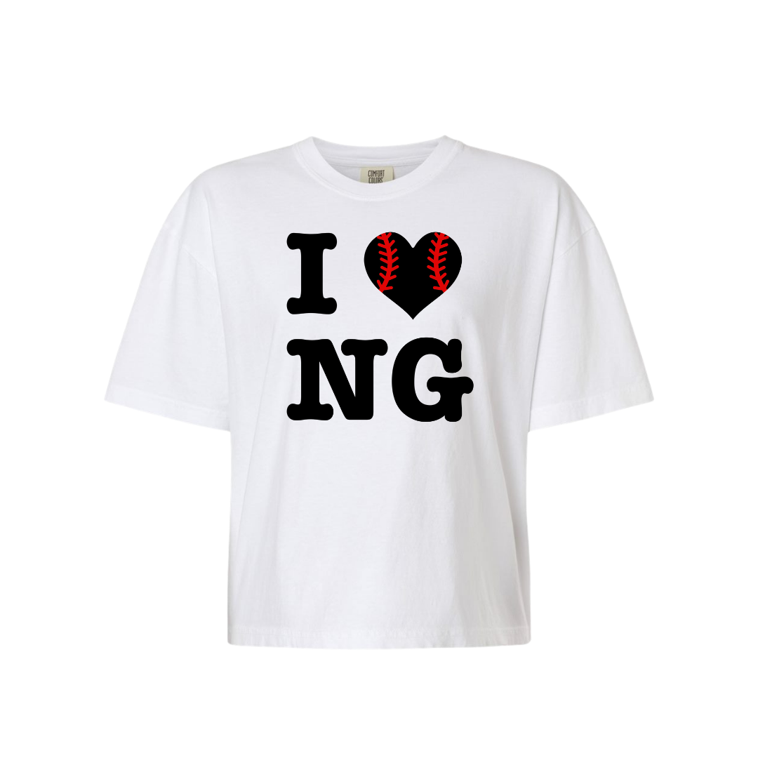 I Heart NG Cropped T-Shirt