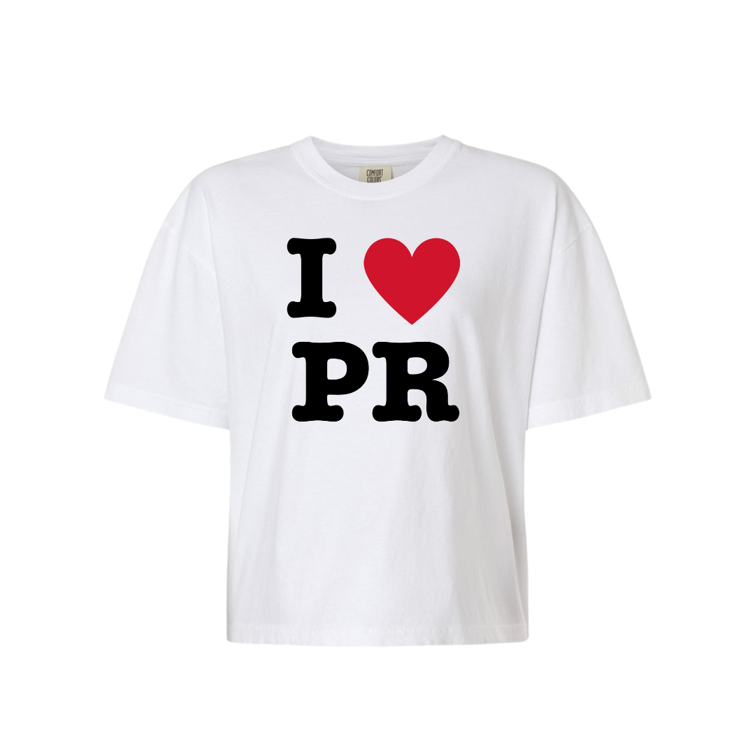 I Heart PR Cropped T-Shirt