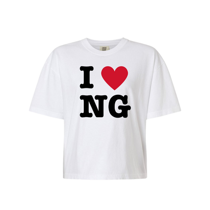 I Heart NG Cropped T-Shirt