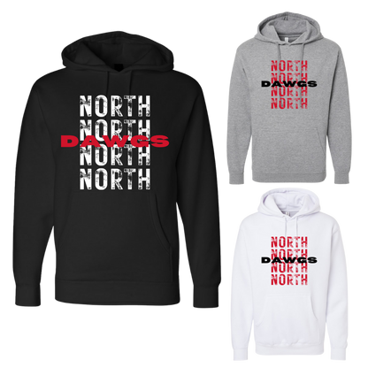 Dawgs with Stacked North Unisex Hoodie