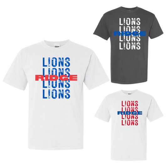 Ridge + Stacked Lions Unisex T-Shirt