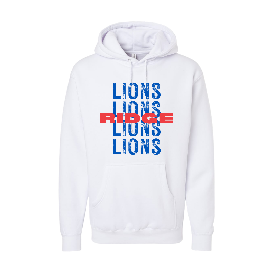 Ridge + Stacked Lions Unisex Hoodie