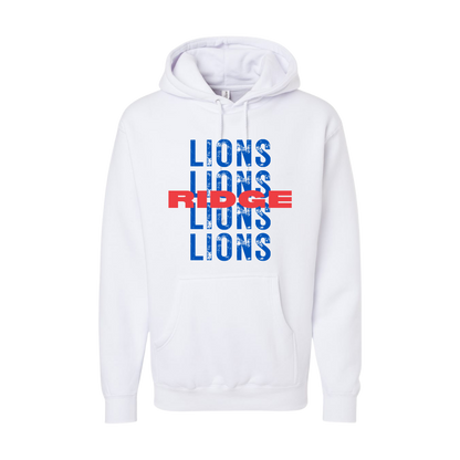 Ridge + Stacked Lions Unisex Hoodie