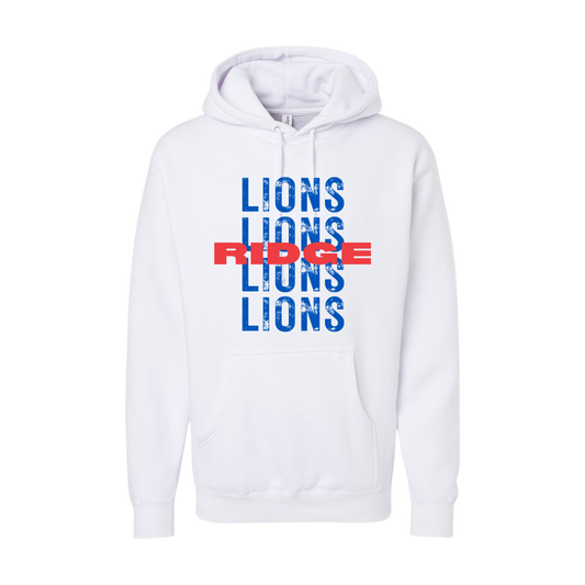 Ridge + Stacked Lions Unisex Hoodie