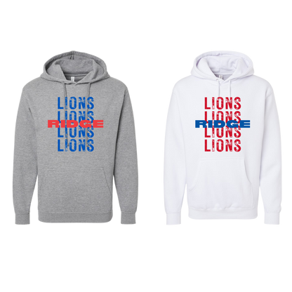 Ridge + Stacked Lions Unisex Hoodie