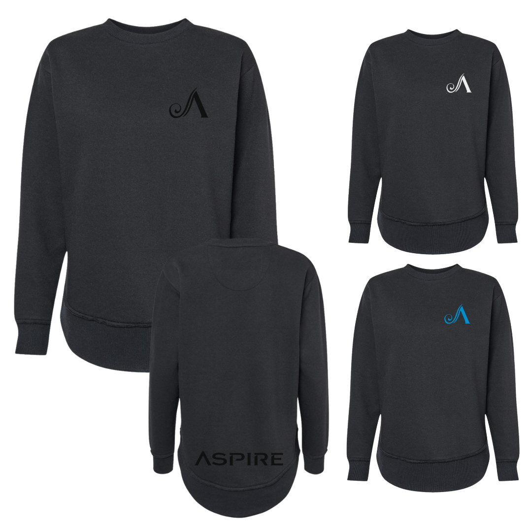 Aspire Crewneck Tunic Sweatshirt