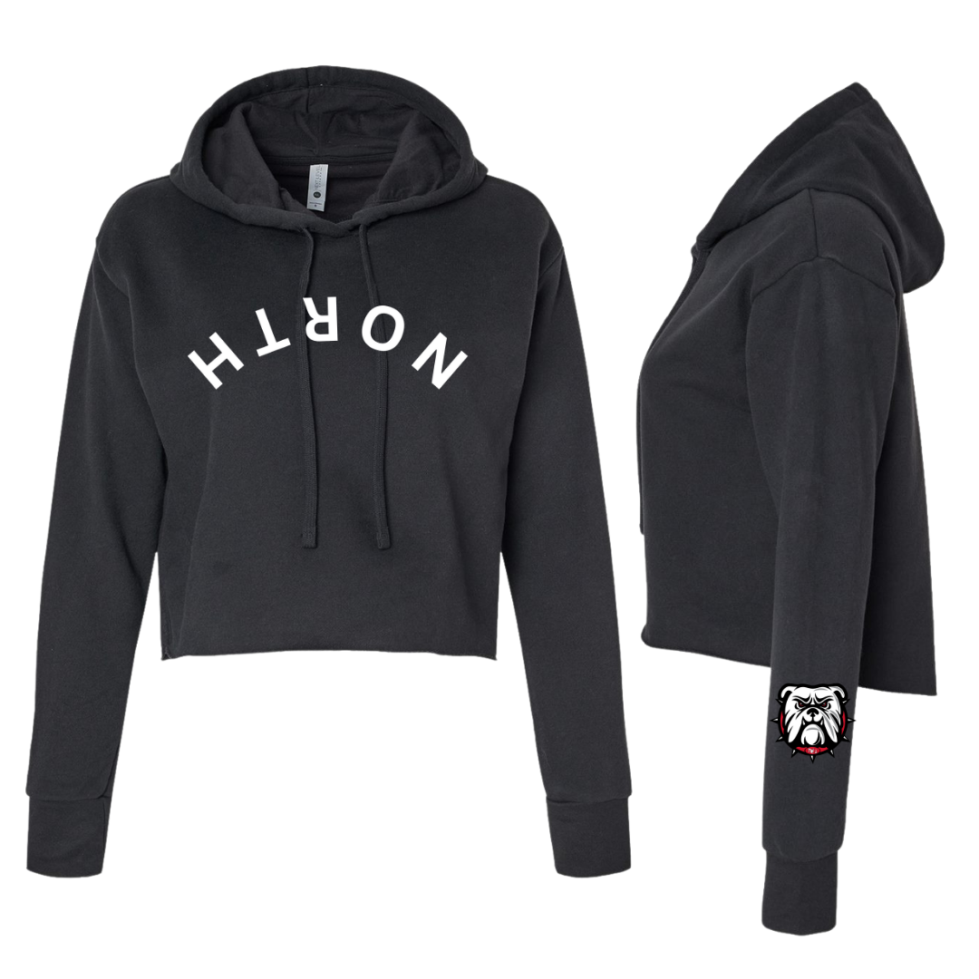 Upside Down North Women's Cropped Hoodie