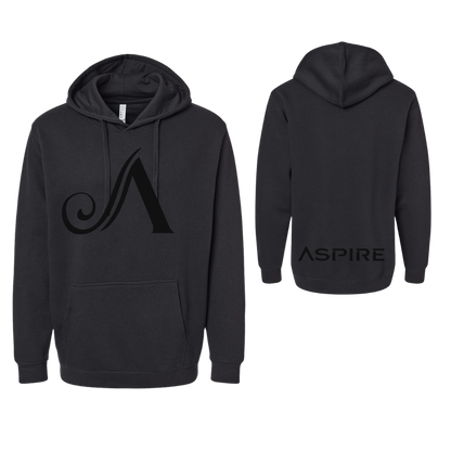 Aspire Unisex Hoodie with Front Logo + Back Detail