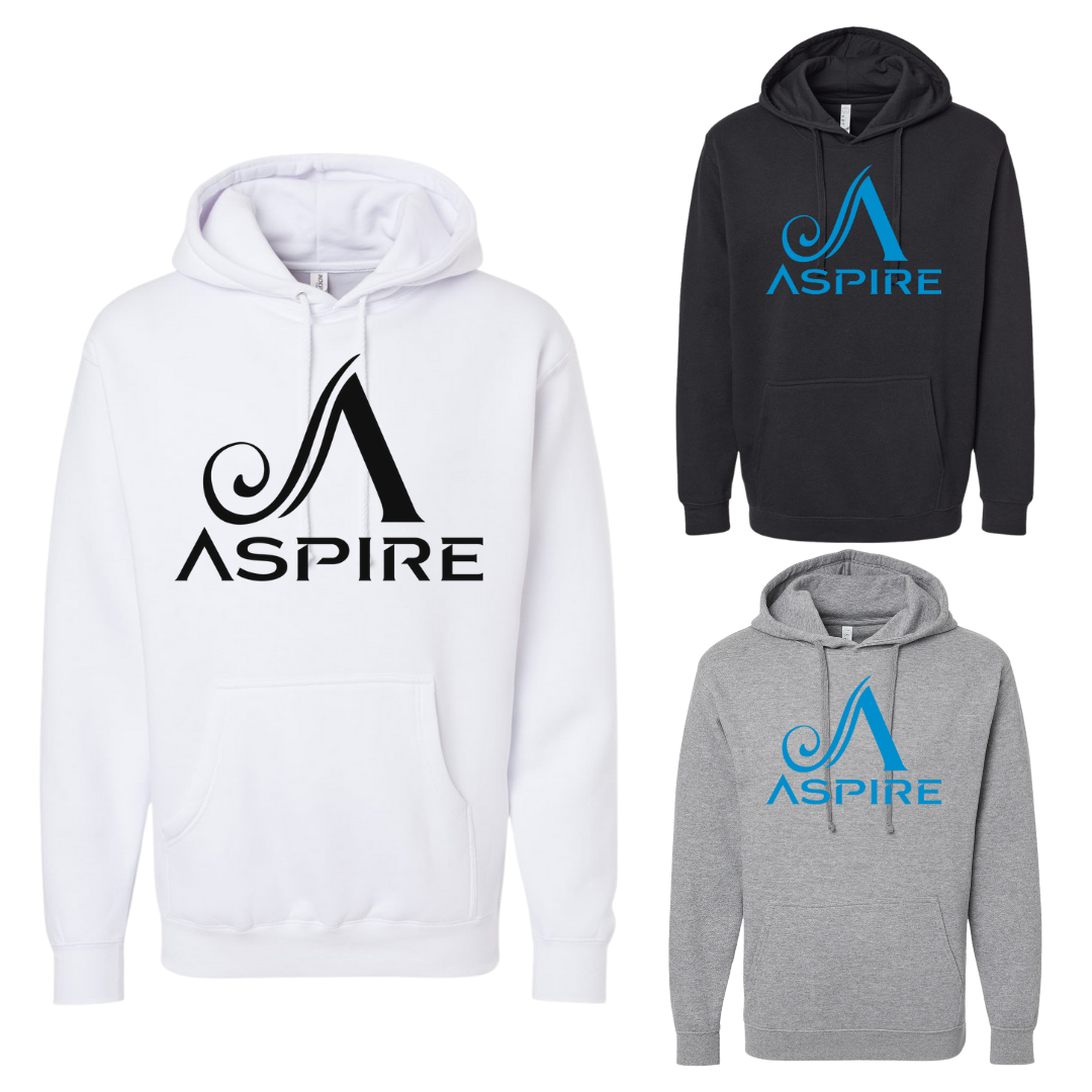 Aspire Unisex Hoodie with Front Logo