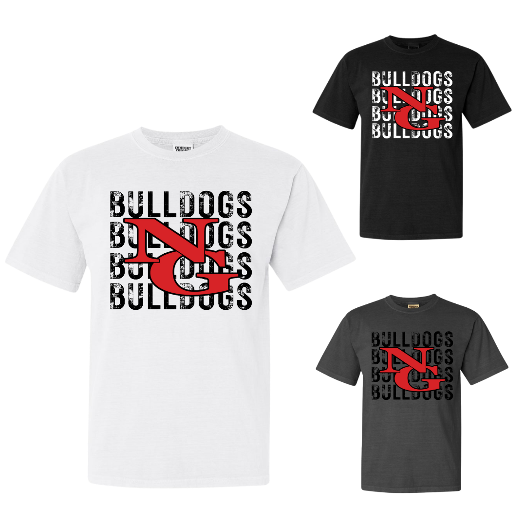 NG + Stacked Bulldogs Unisex T-Shirt