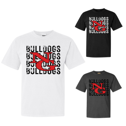 NG + Stacked Bulldogs Unisex T-Shirt